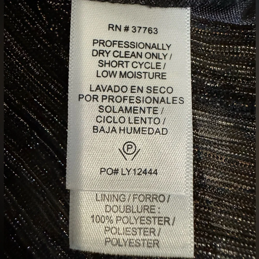 Laundry by Shelli Segal Gold Shimmer Party Dress NWT - Picture 9 of 10